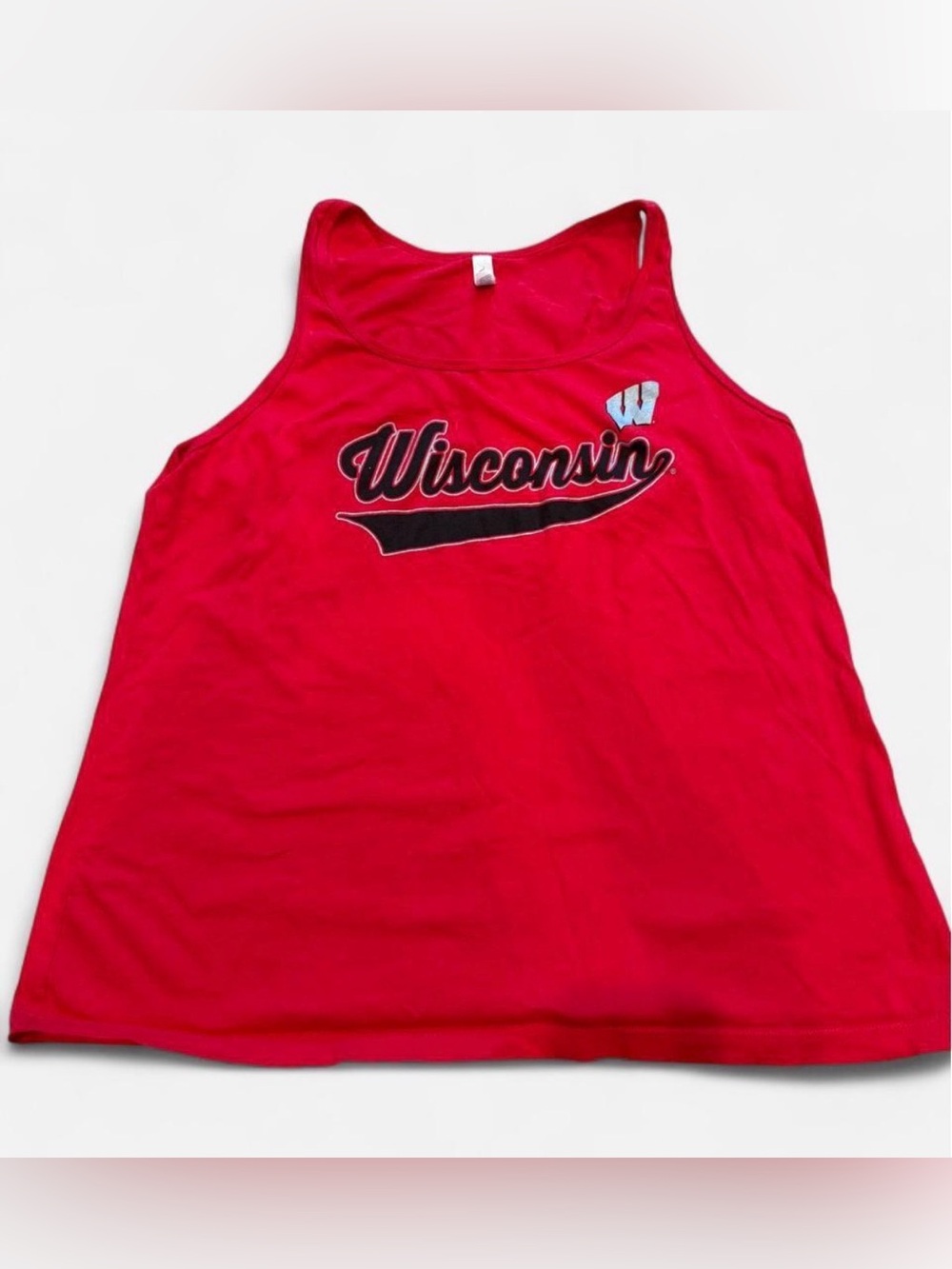 Red Wisconsin Tank Top